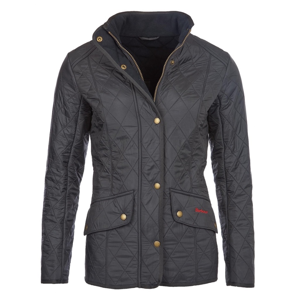 BARBOUR CAVALRY POLARQUILT JACKET NAVY SZ 12